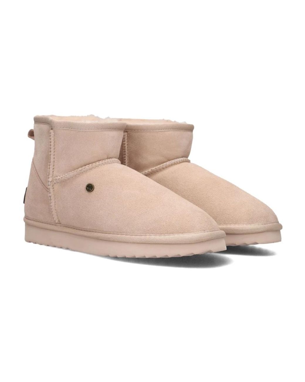 Warmbat Schoenen ,Wol Wallaby Style Schapenvachtlaarzen in het Pink