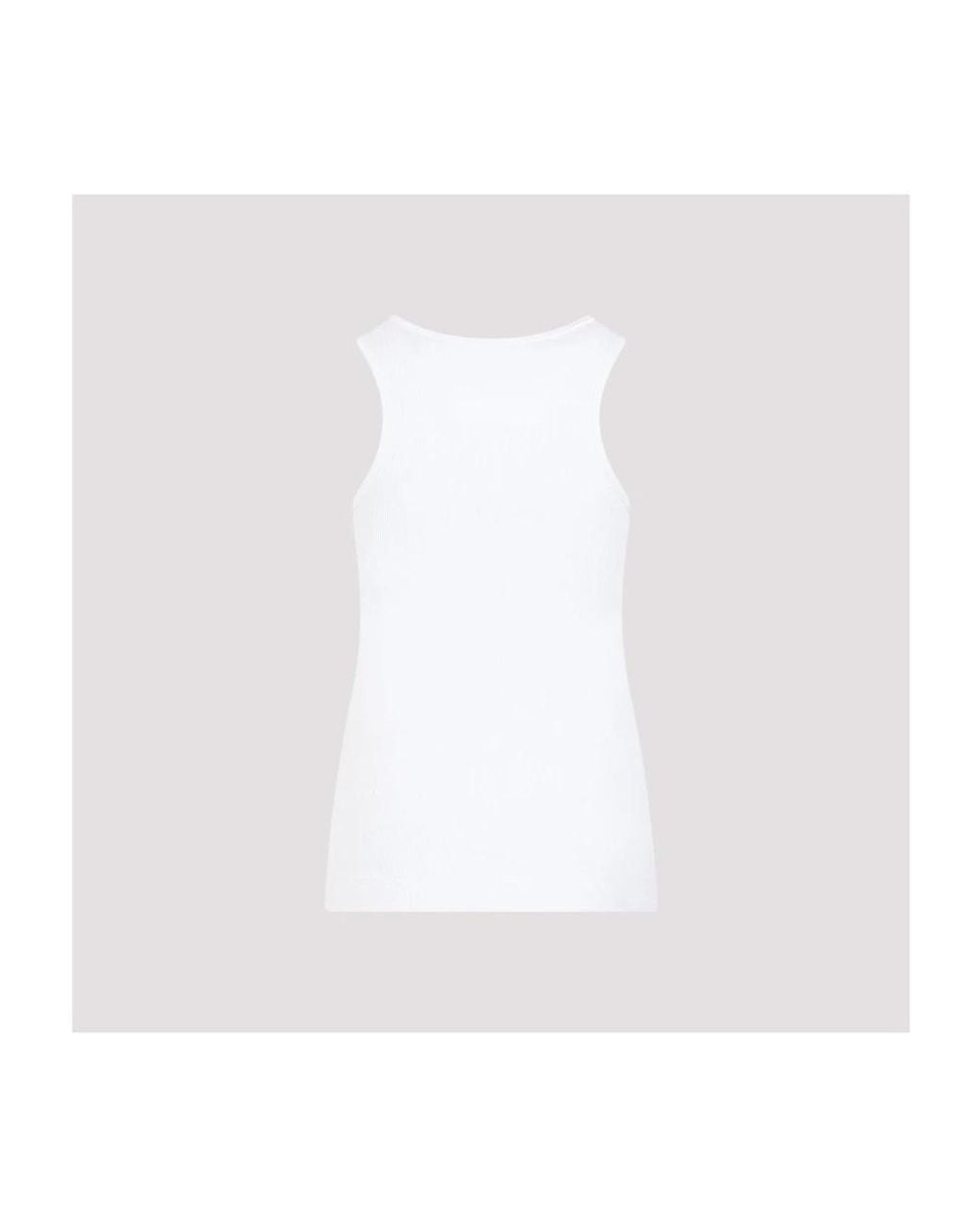 Sleeveless Tops Givenchy de color White