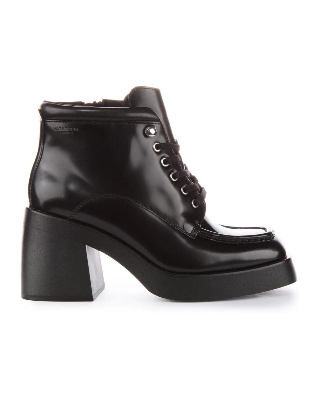 Vagabond Black Heeled Boots
