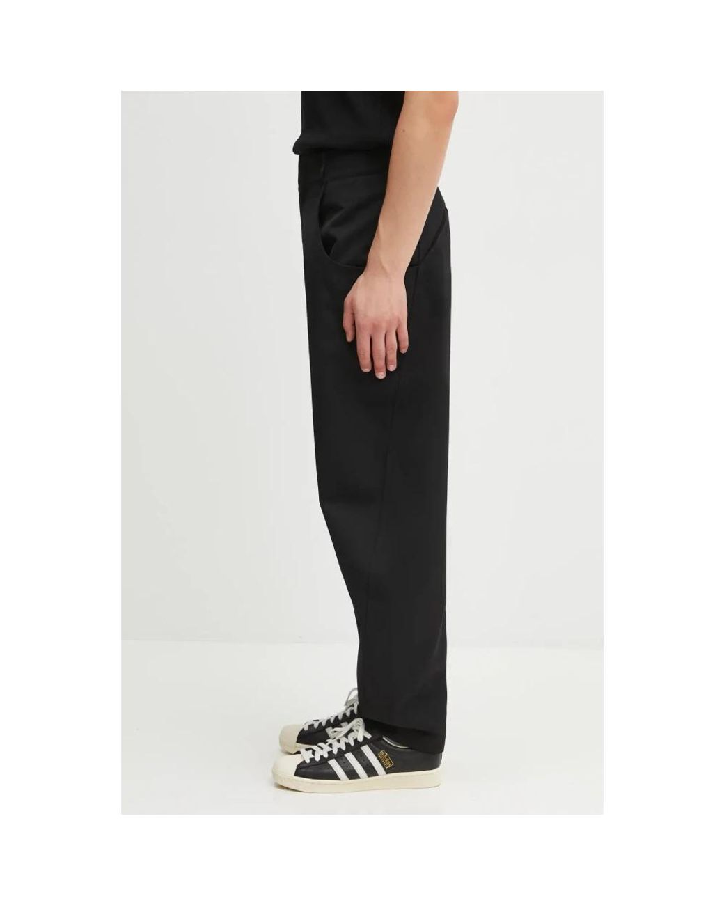 Wide Trousers Adererror pour homme en coloris Black