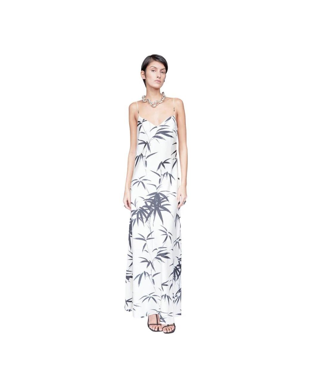 Galvan White Maxi Dresses
