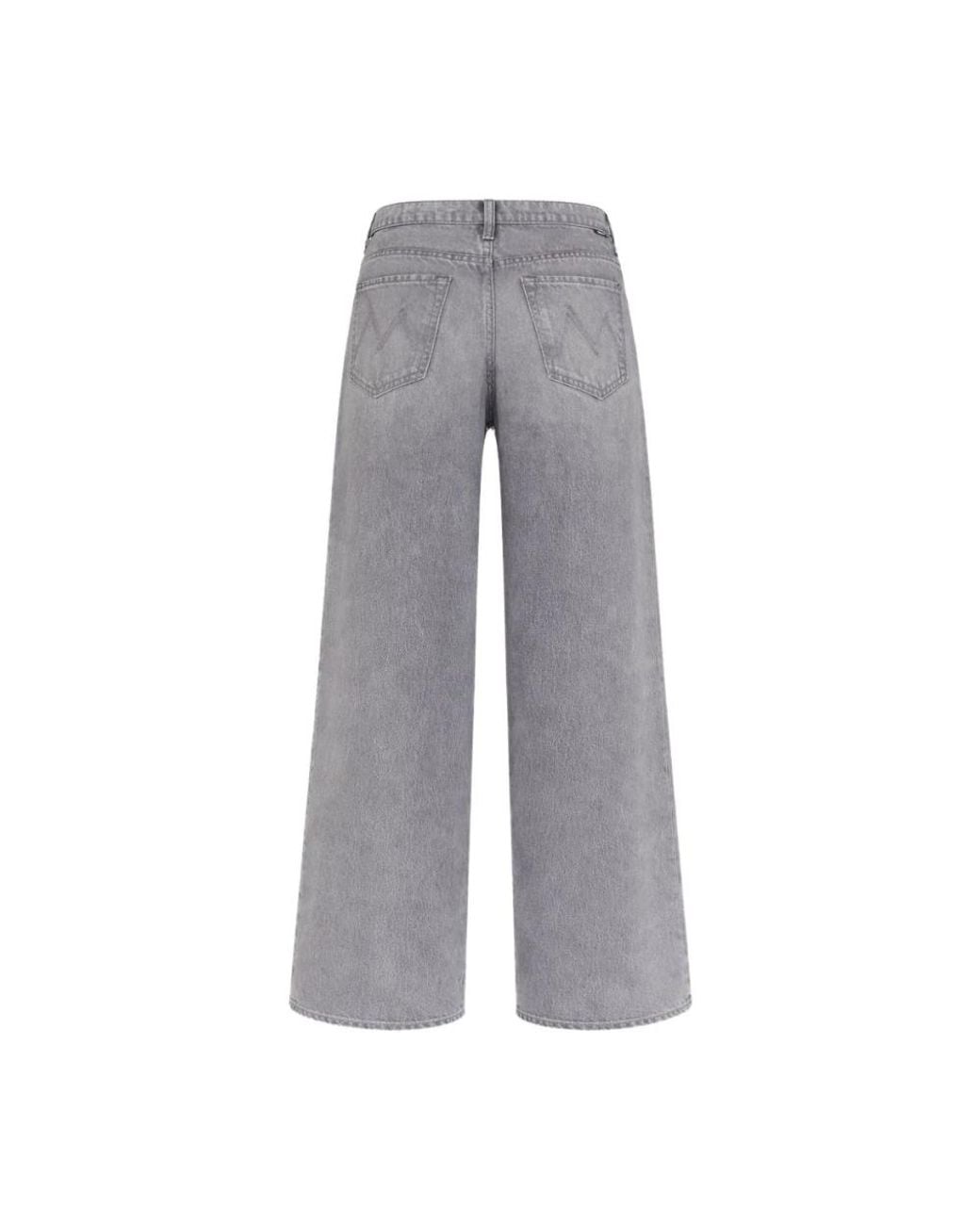Mother Gray Wide Jeans