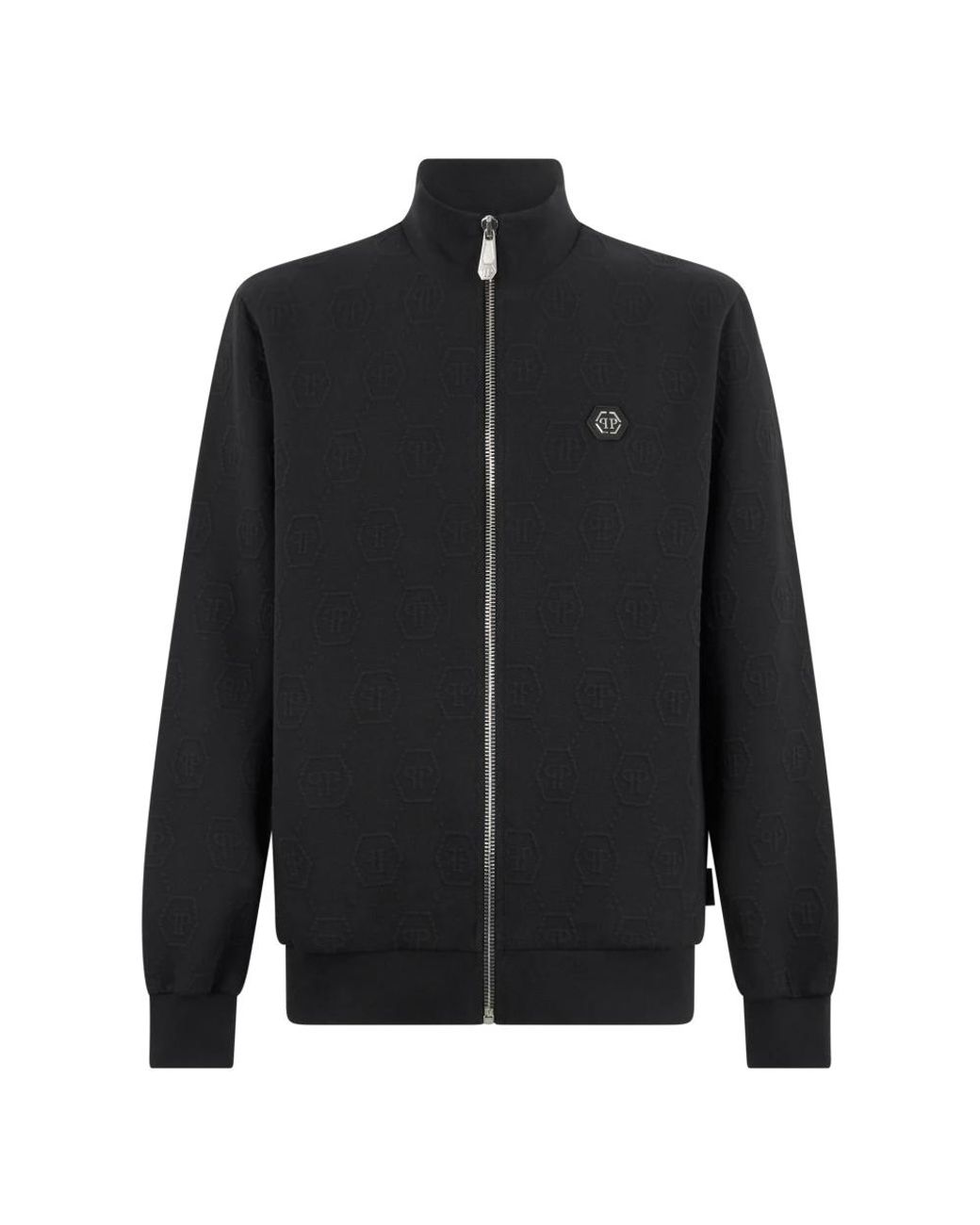 Philipp Plein Black Zip-Throughs for men