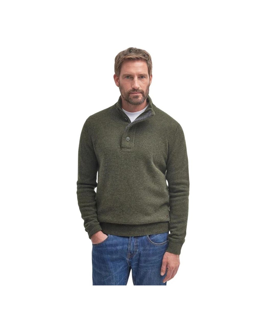 Barbour Green Turtlenecks for men