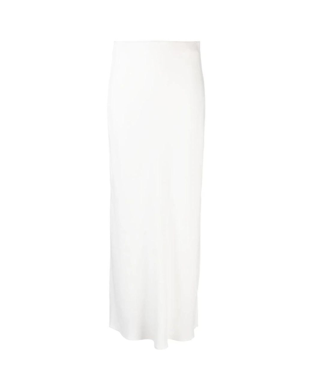 Brunello Cucinelli White Maxi Skirts