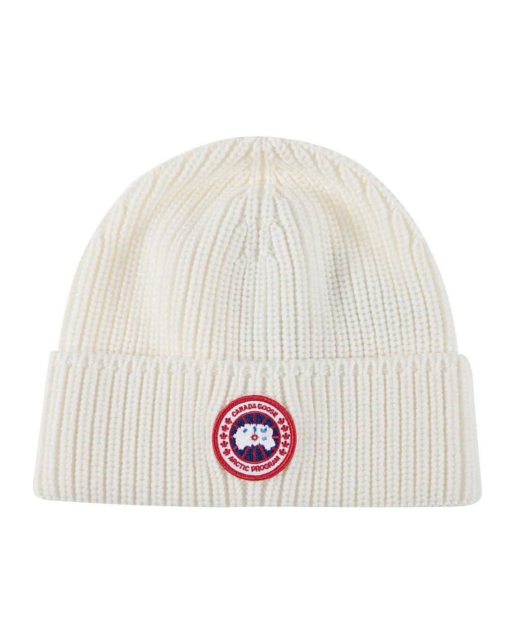 Beanies di Canada Goose in White da Uomo