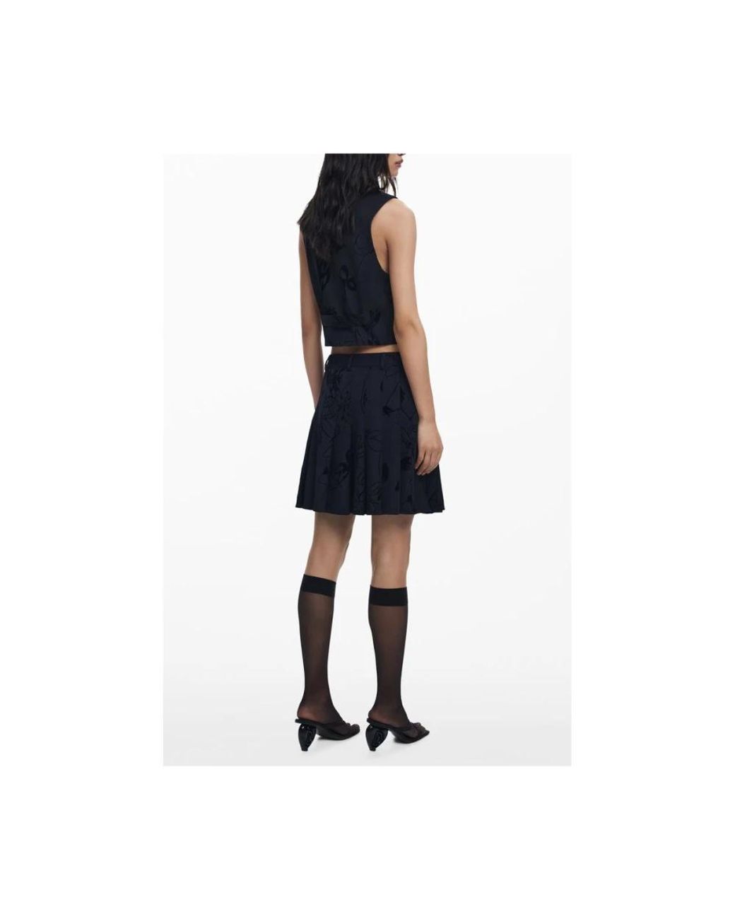Desigual Blue Short Skirts