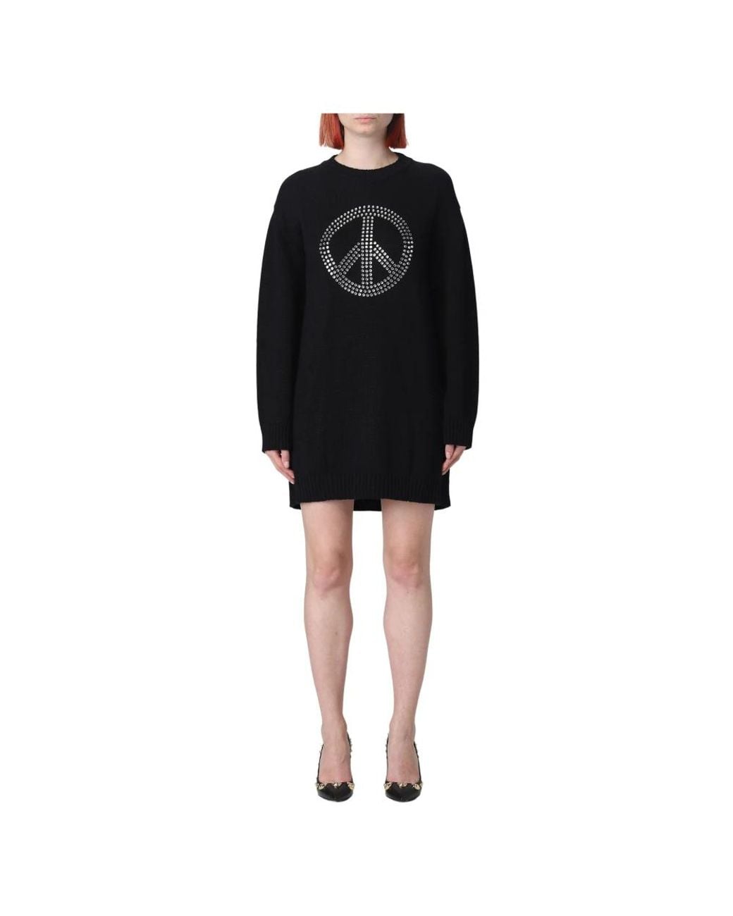Moschino Black Knitted Dresses