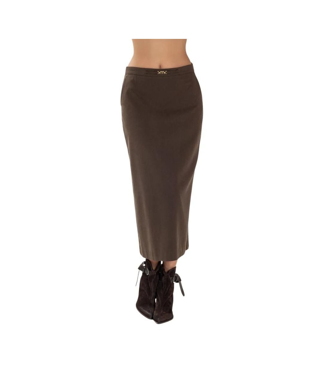 Momoní Brown Pencil Skirts