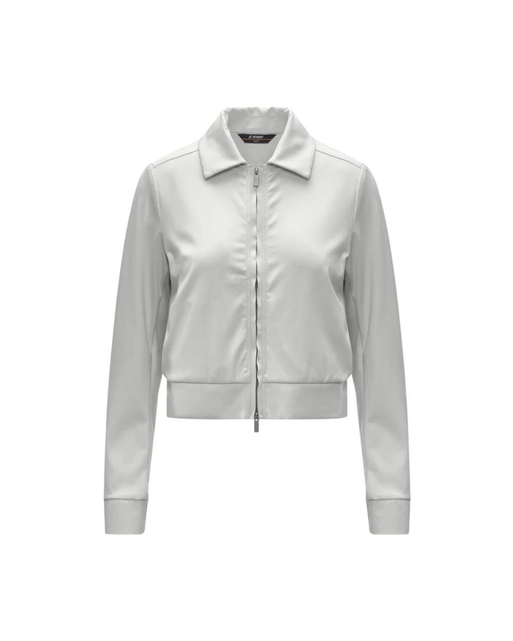 Leather Jackets K-Way en coloris Gray