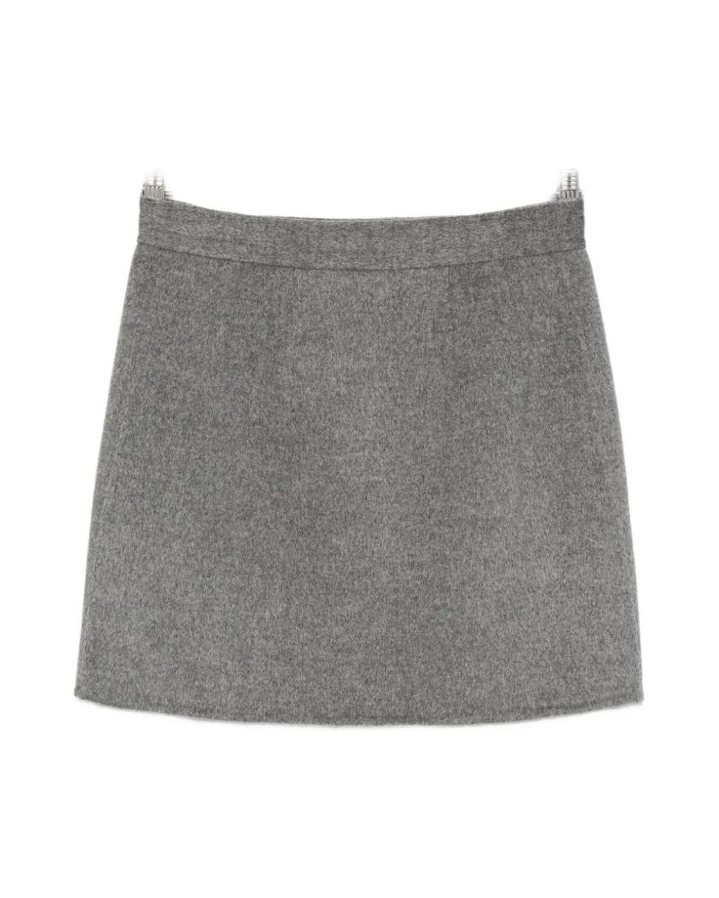 Semicouture Gray Short Skirts