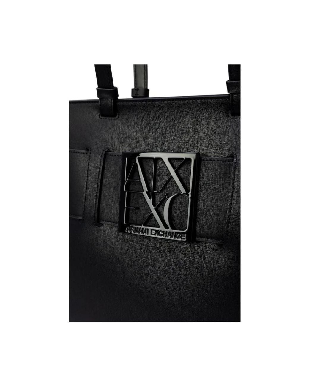 ARMANI EXCHANGE Black Shopping Bags