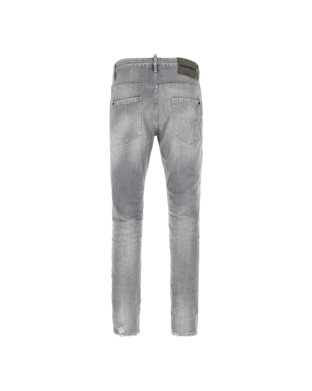 DSquared² Gray Slim Fit Jeans for men