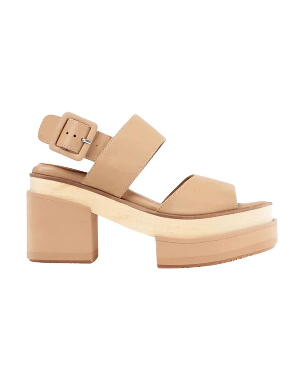Paloma Barceló Natural High Heel Sandals