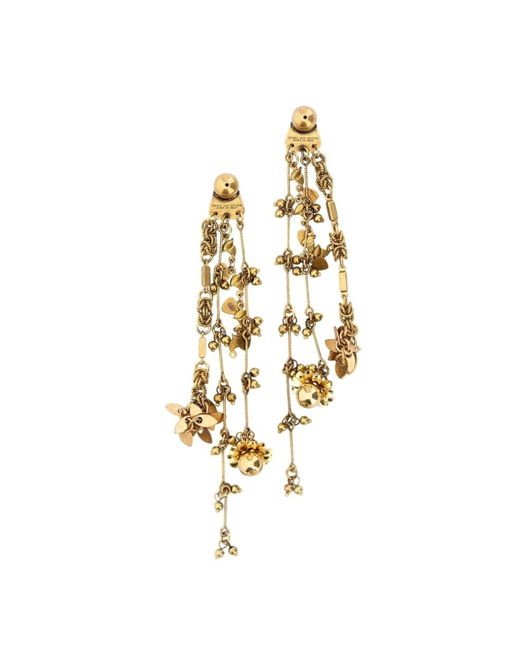 Dries Van Noten Metallic Earrings