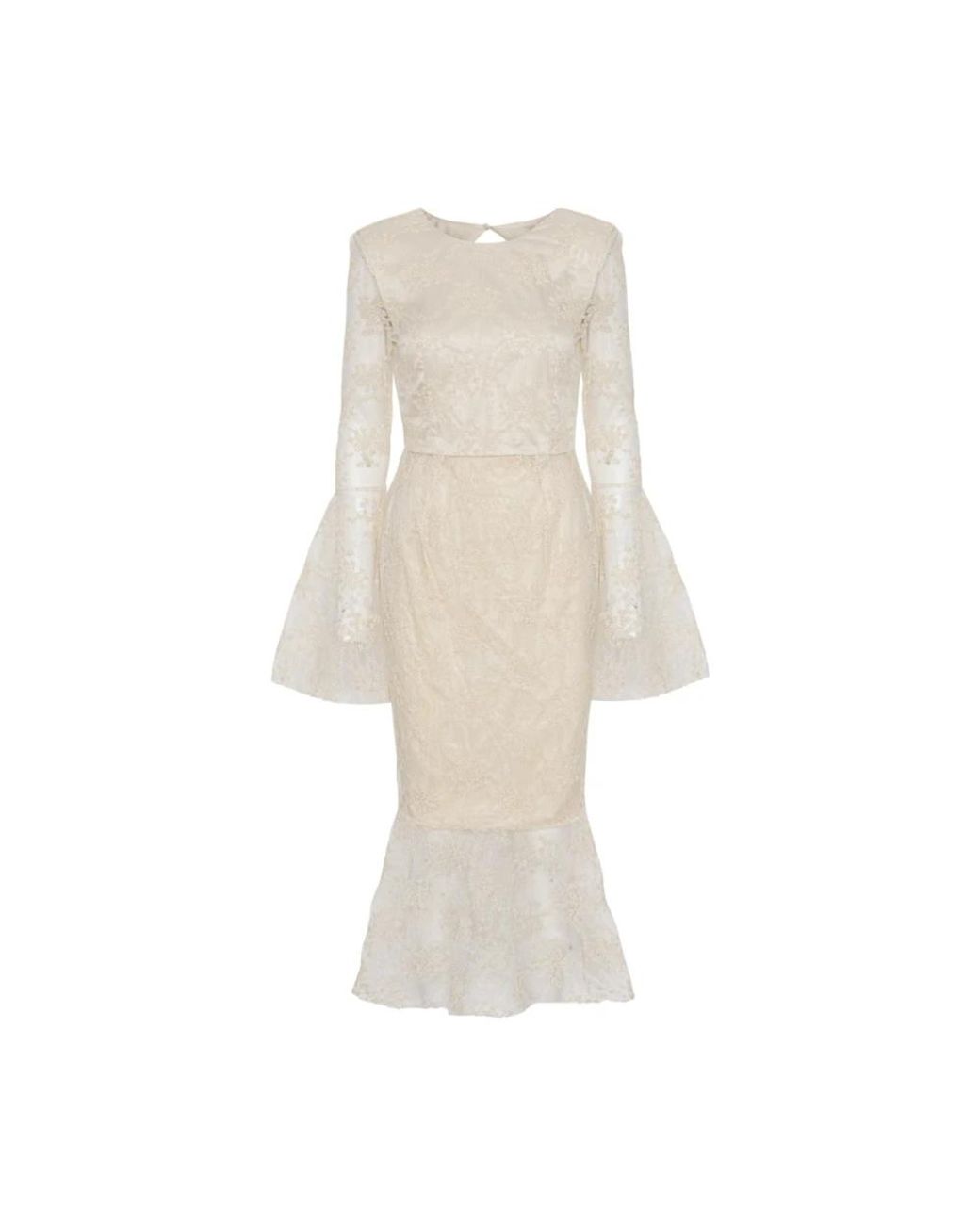 ROTATE BIRGER CHRISTENSEN Natural Party Dresses