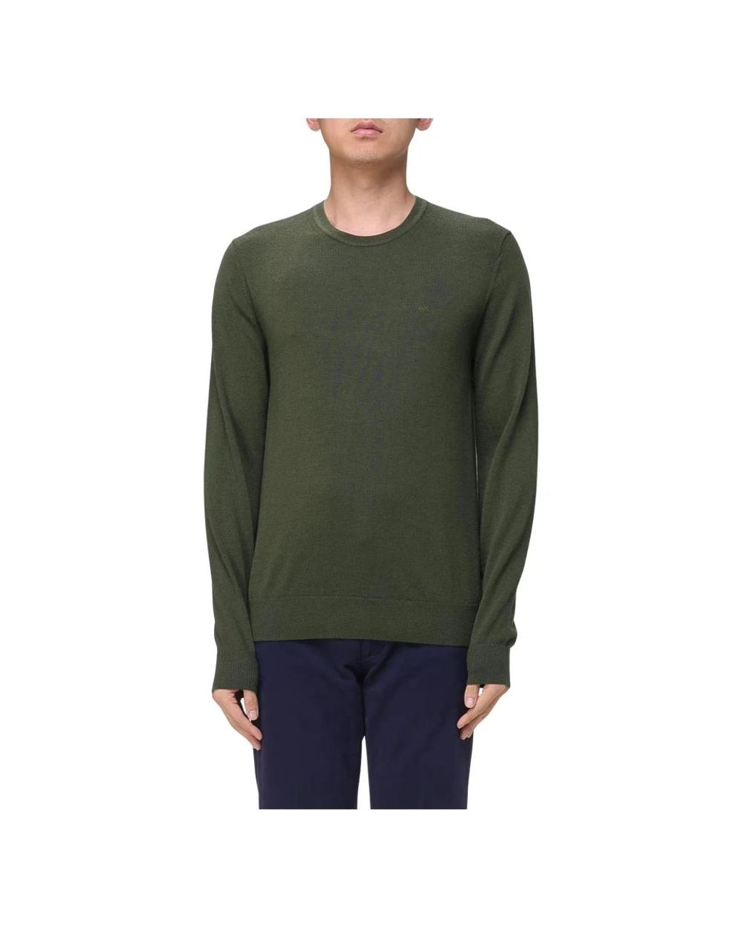 Michael Kors Green Round-Neck Knitwear for men