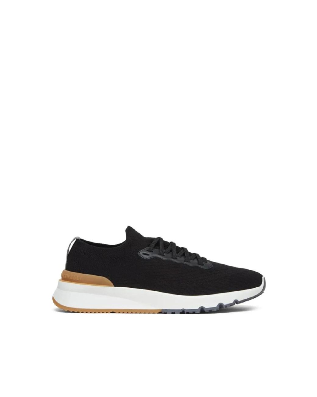 Brunello Cucinelli Schoenen ,Zwart ,Katoen Luxe Katoenen Sneakers Voor Mannen in het Black voor heren