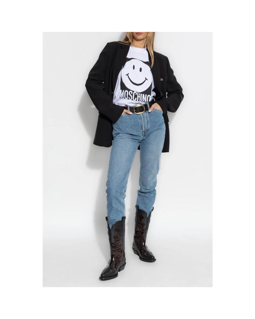 Moschino Blue Straight Jeans