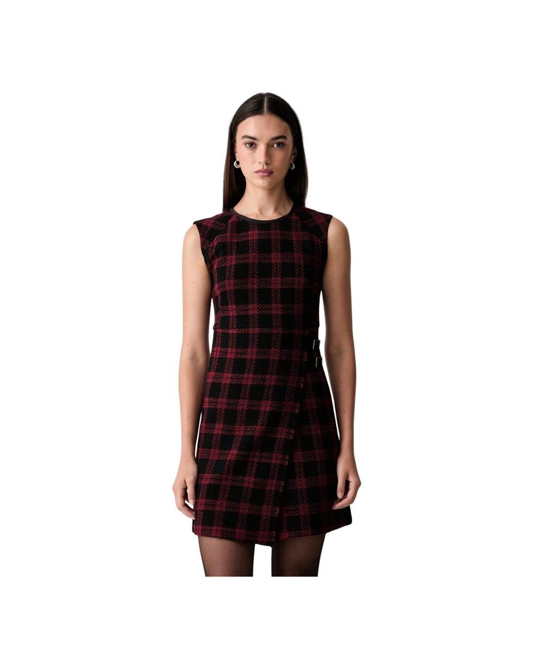 Pinko Flared Mini Jurk in het Black