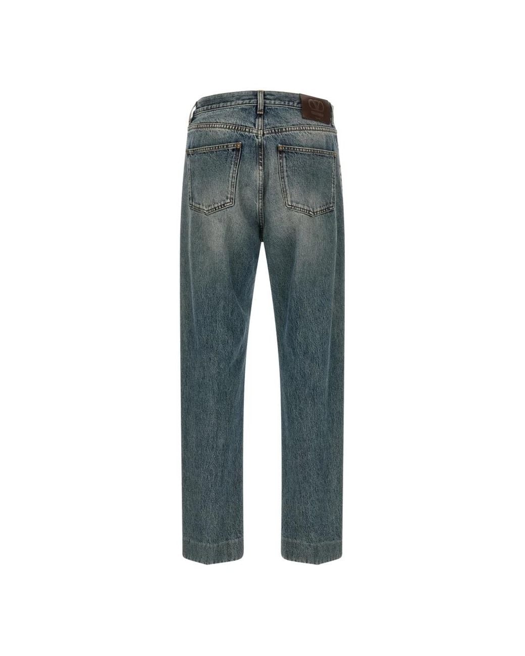 Valentino Garavani Blue Straight Fit Jeans for men