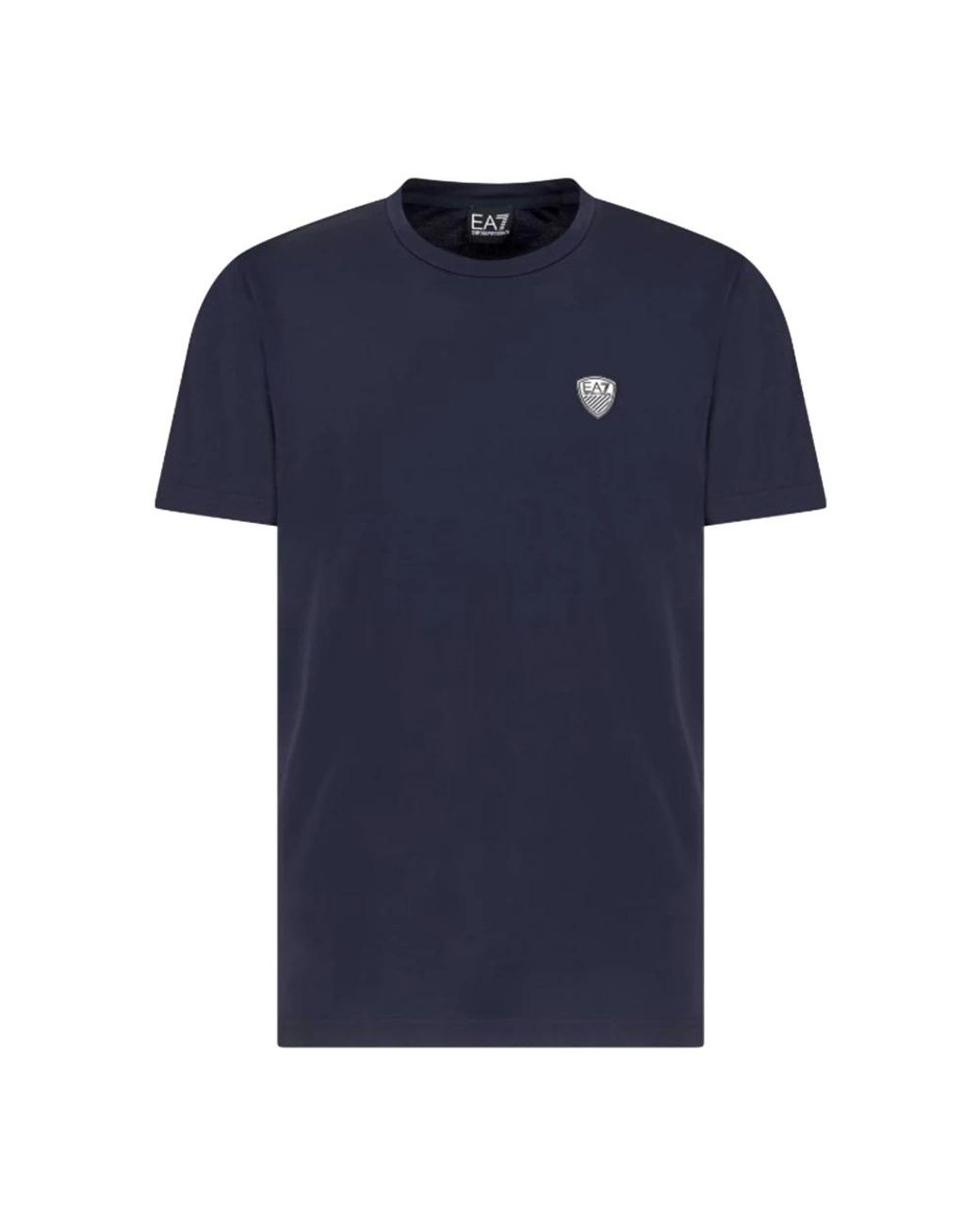 EA7 Train Premium Shield Tee in het Blue voor heren