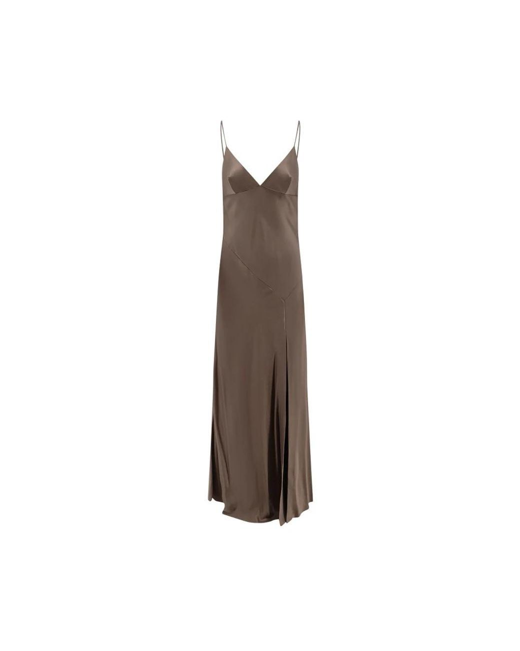 Alberta Ferretti Kleedjes ,Bruin ,Midi Kleedjes in het Brown