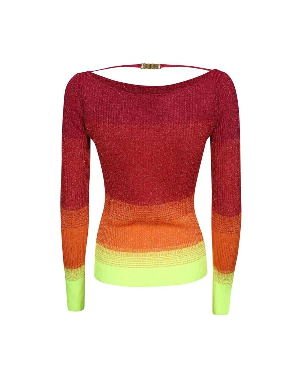 Gcds Red Round-Neck Knitwear