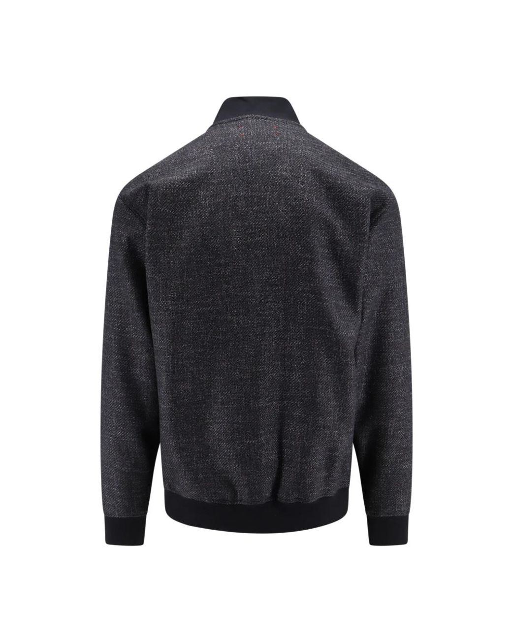 Kiton Blue Zip-Throughs for men