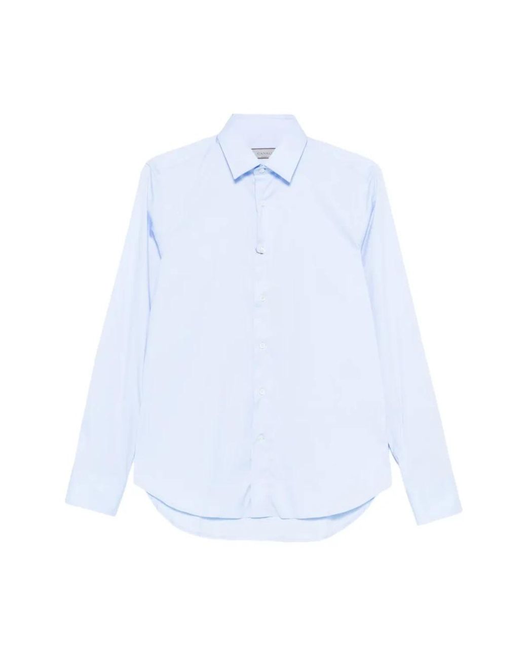 Canali Blue Casual Shirts for men