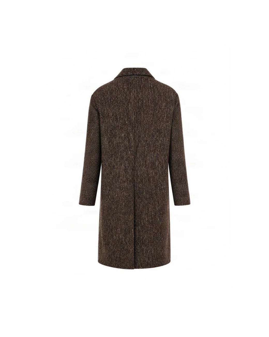 Paolo Pecora Brown Double-Breasted Coats for men