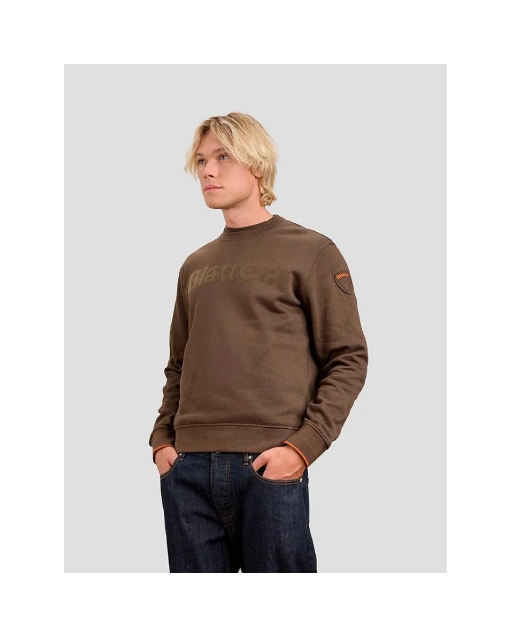 Sweatshirts Blauer de hombre de color Brown
