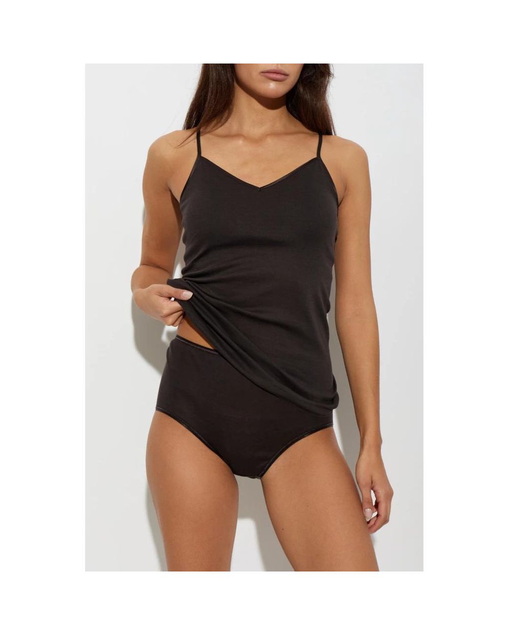 Hanro Black Maxi-Slips