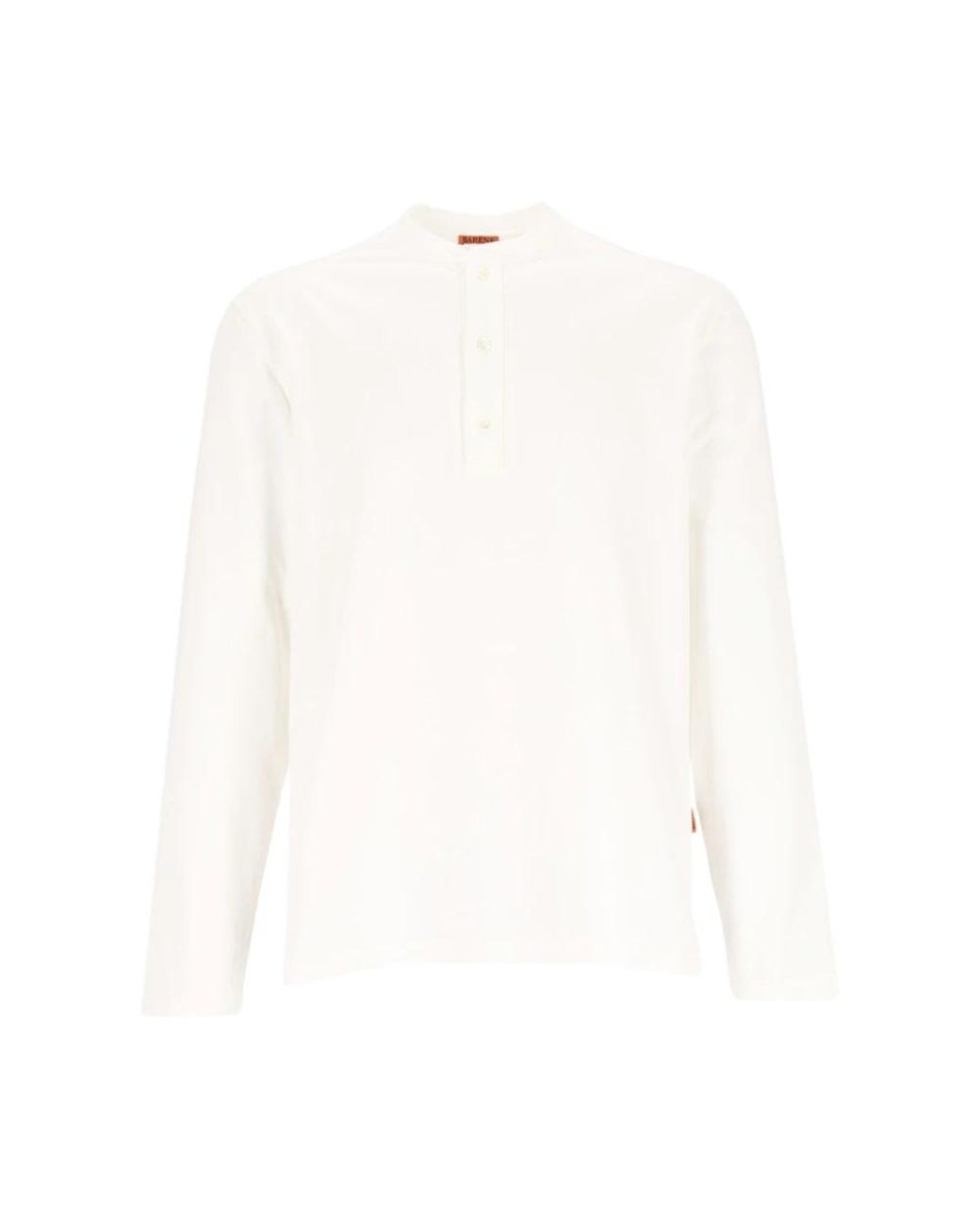 Barena White Long Sleeve T-Shirts for men
