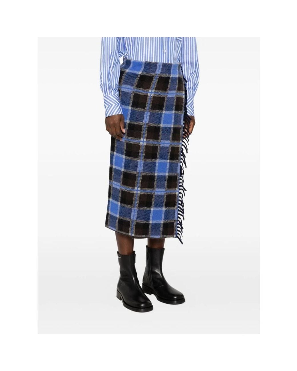 Guest In Residence Blue Midi Skirts