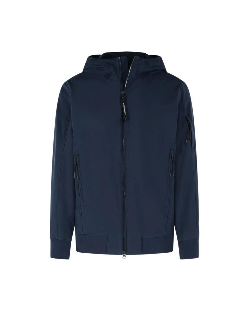 C P Company Total Eclipse Shell-R Hooded Lens Jacket in het Blue voor heren
