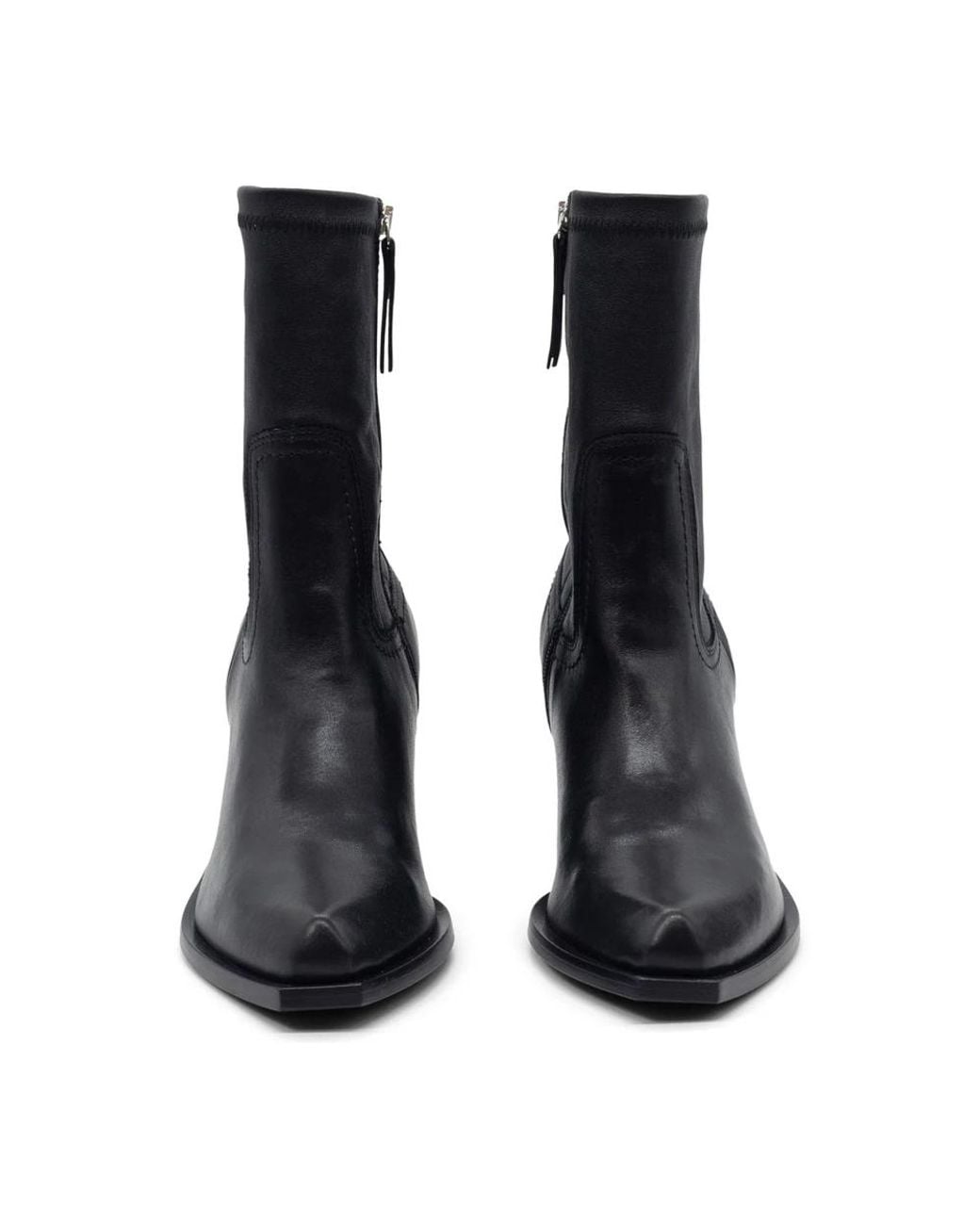 Vic Matié Black Cowboy Boots