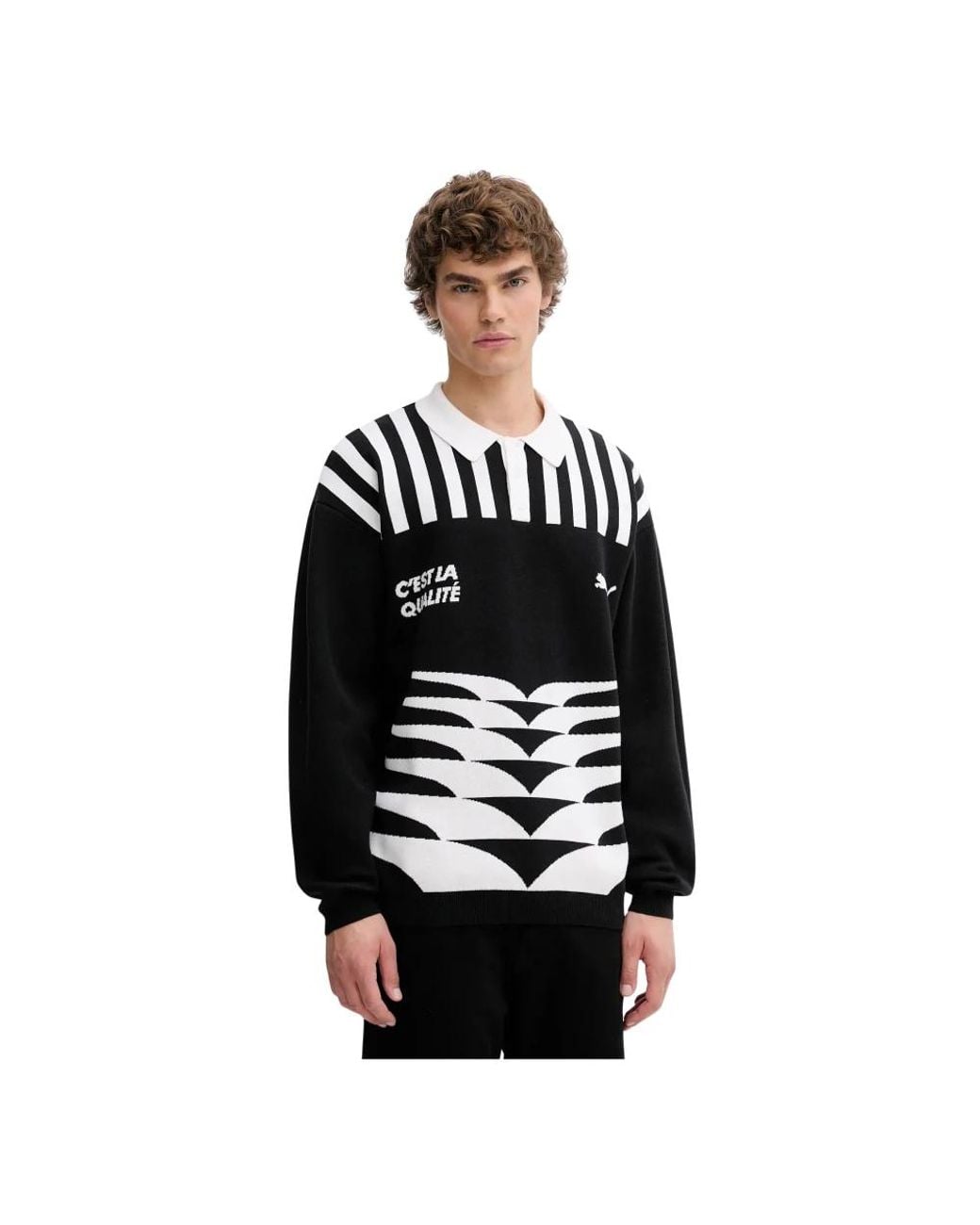 PUMA Neverworn Vi Knit Jersey in het Black voor heren