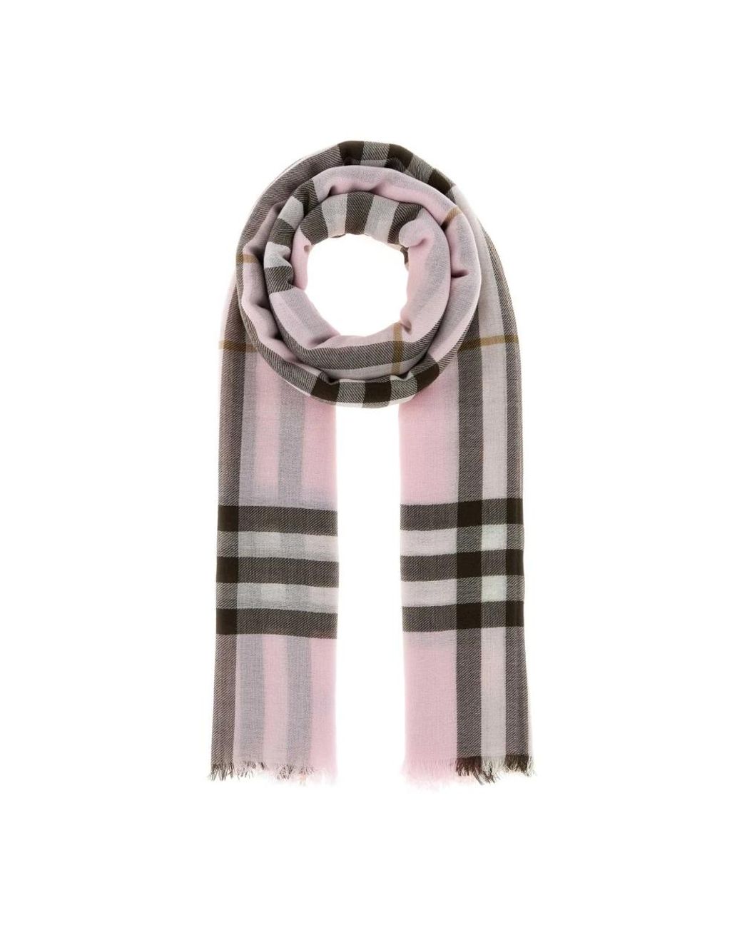 Burberry Pink Winter Scarves