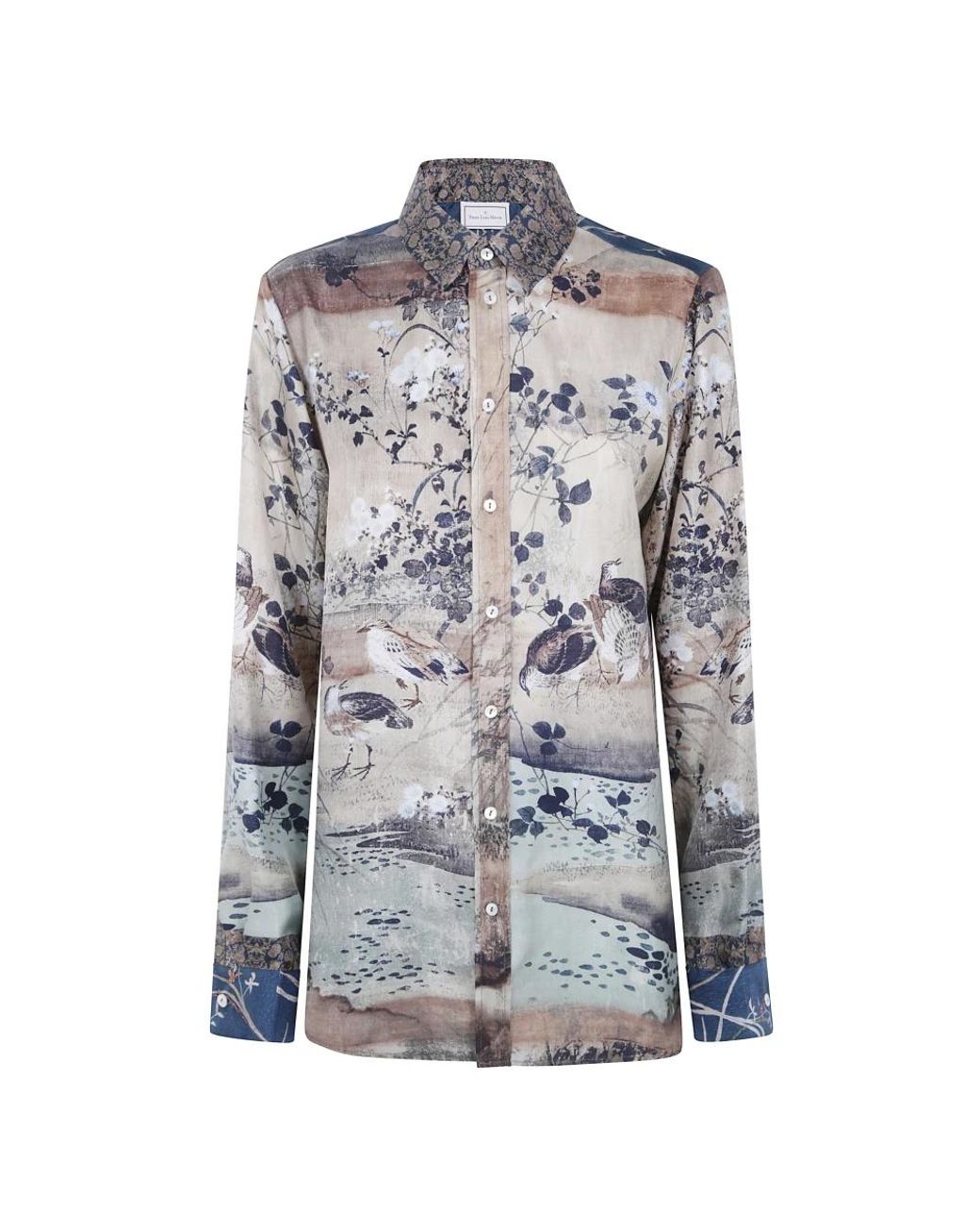 Pierre Louis Mascia Gray Shirts