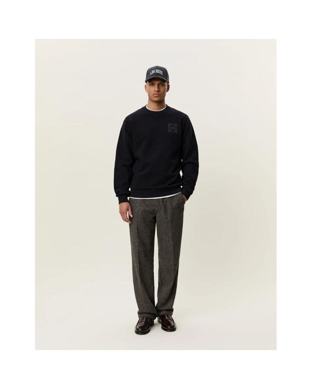 Les Deux Black Sweatshirts for men