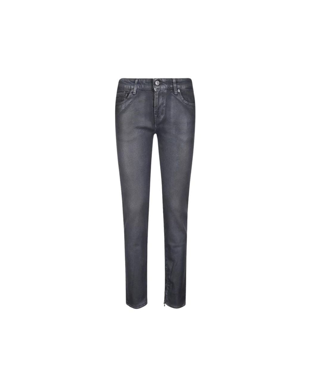 7 For All Mankind Blue Slim Fit Jeans