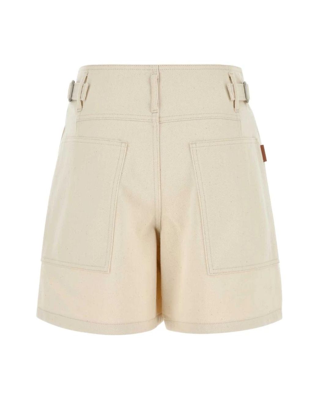 Jil Sander Natural Denim Shorts