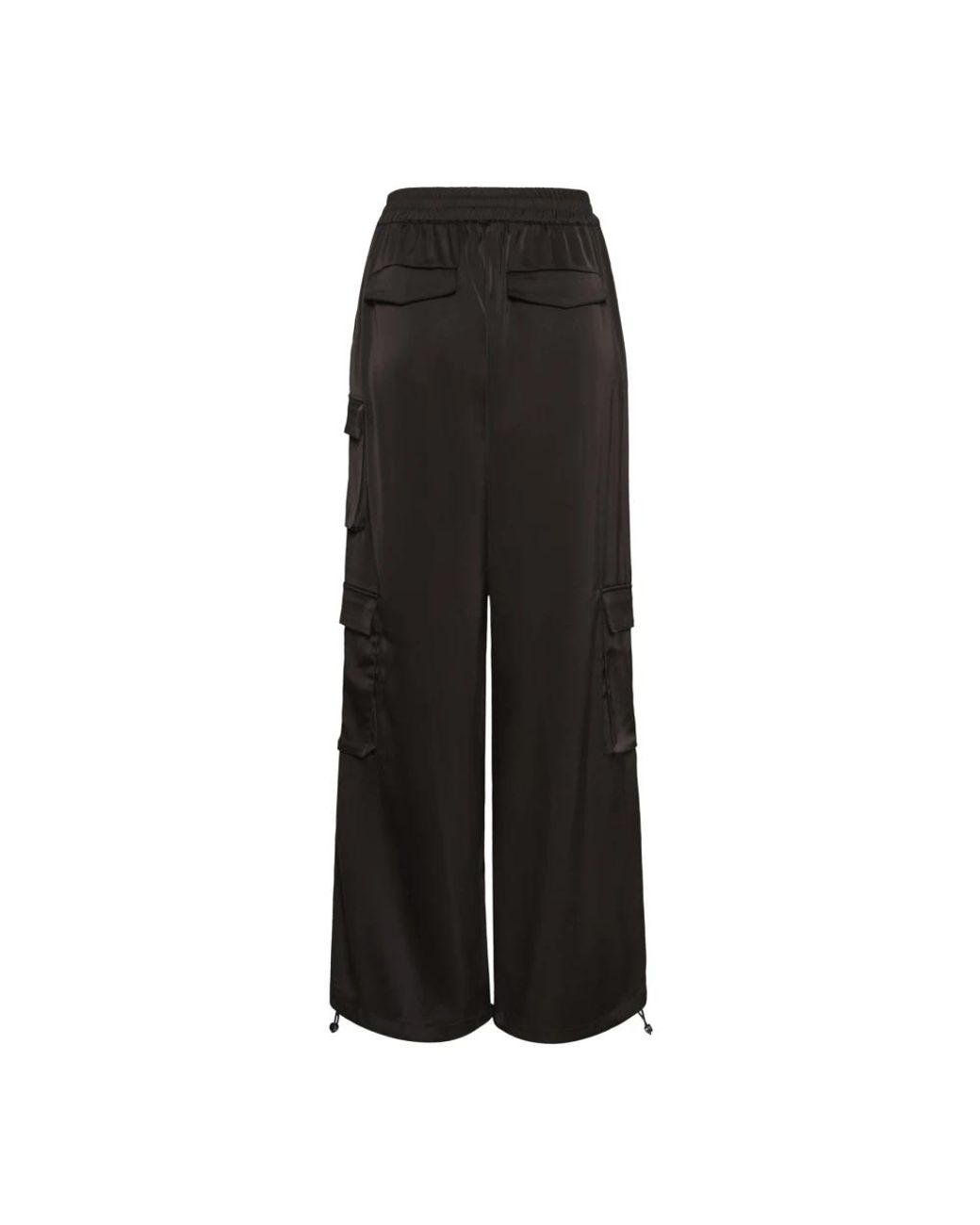 Gestuz Black Wide Trousers