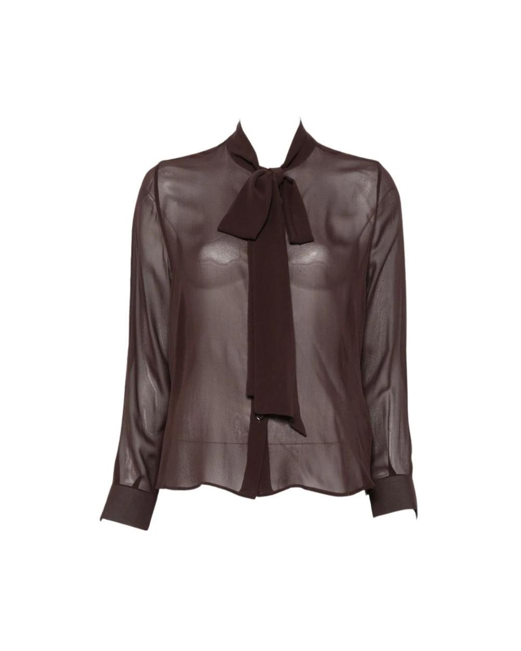 Tagliatore Brown Blouses