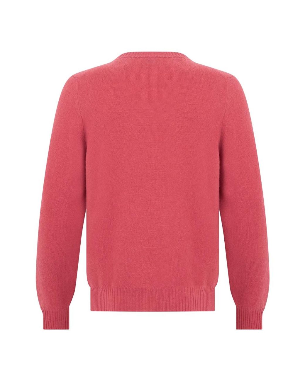 Fedeli Pink V-Neck Knitwear for men