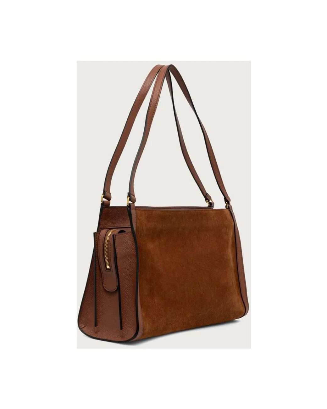 Pollini Brown Shopper Tote