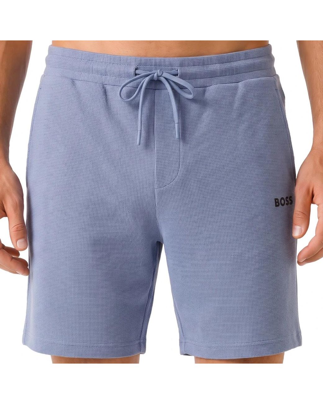 Boss Blue Casual Shorts for men