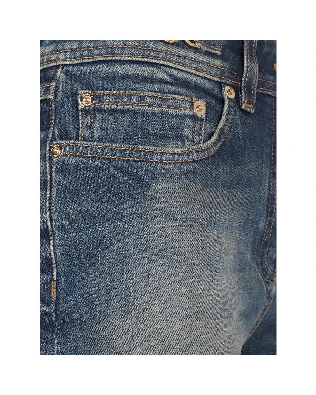 Versace Blue Slim-Fit Jeans