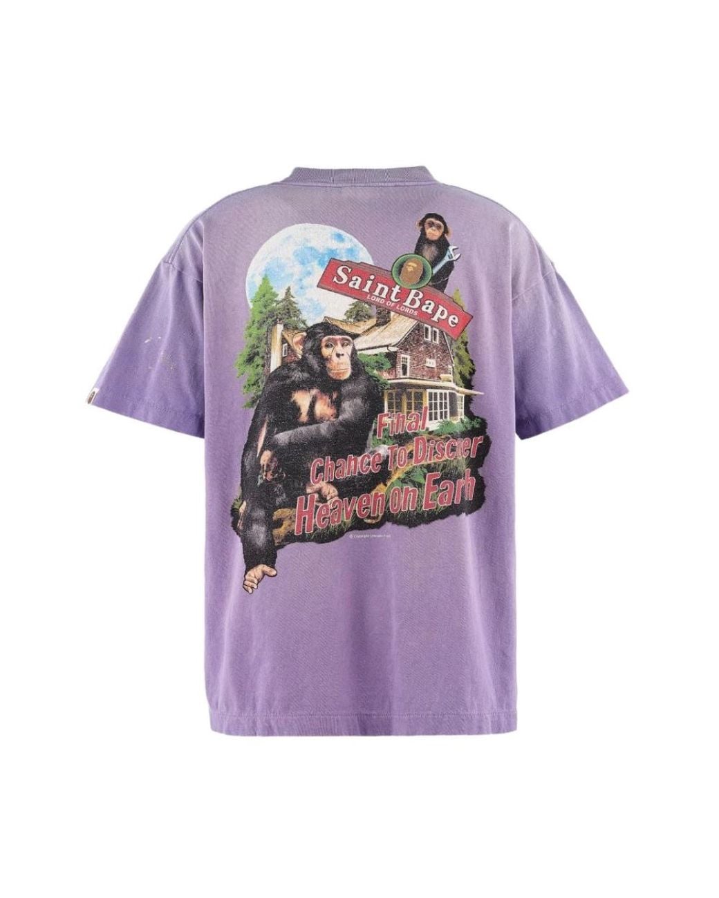 SAINT Mxxxxxx Purple T-Shirts for men